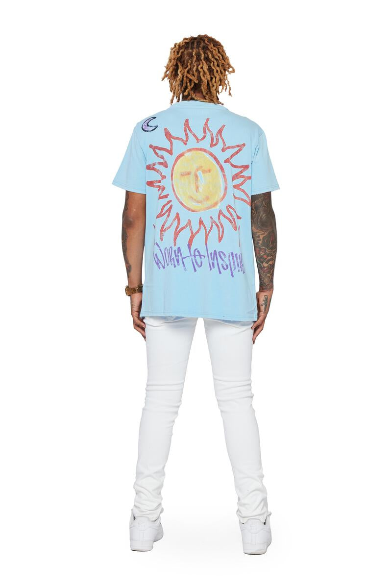 VALABASAS Tee "Always Sunny" Tee - Light Blue